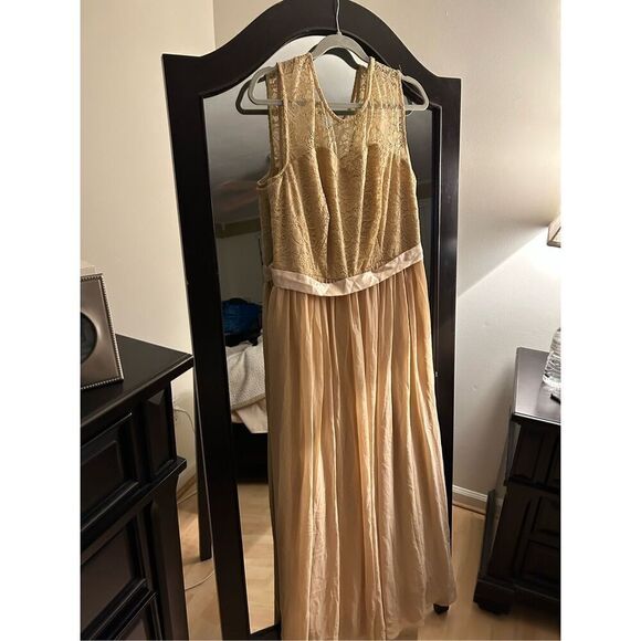 NEW Lace Bridesmaid Dress Sleeveless Maxi 3X - Picture 5 of 5